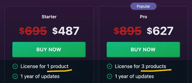 Boilerplate licenses