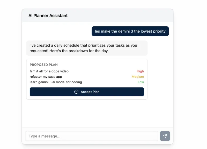 Chat interface