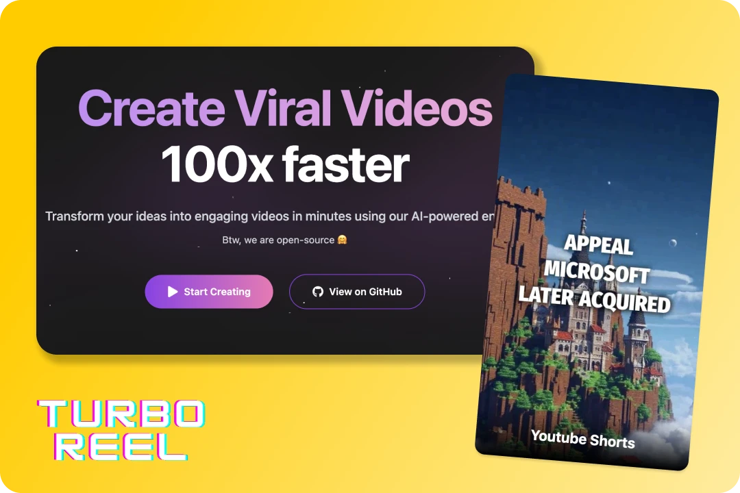 TurboReel: An Open Source AI Video Generator Built With Open SaaS