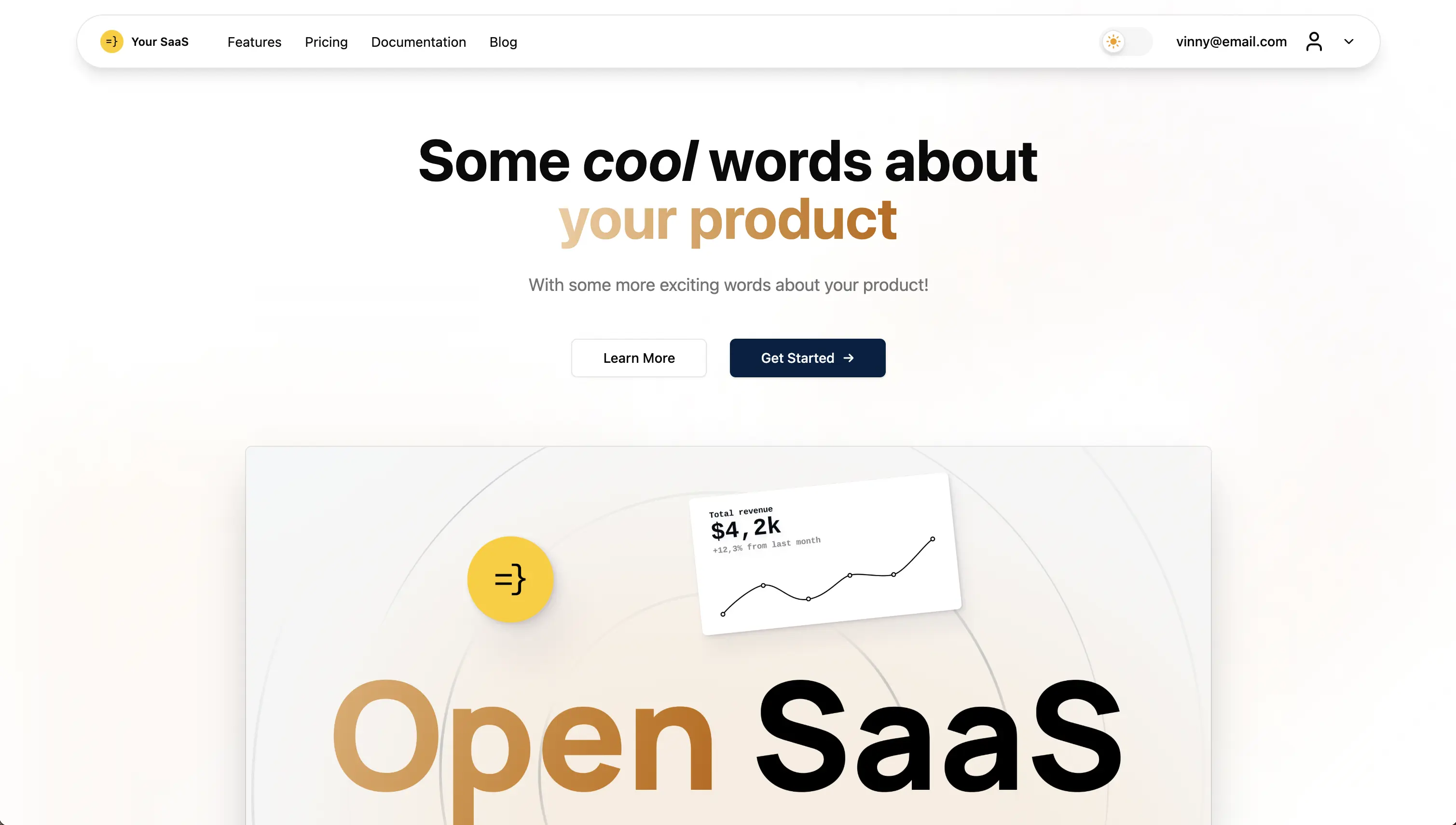 Open SaaS v2.0 -- ShadCN UI, LLM-friendly, MoRs, and more.