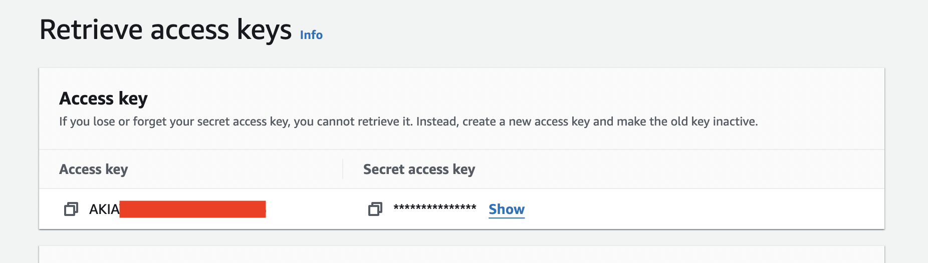 access key